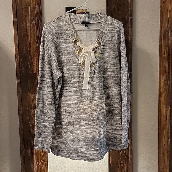 Lane Bryant Tops - Lace up top